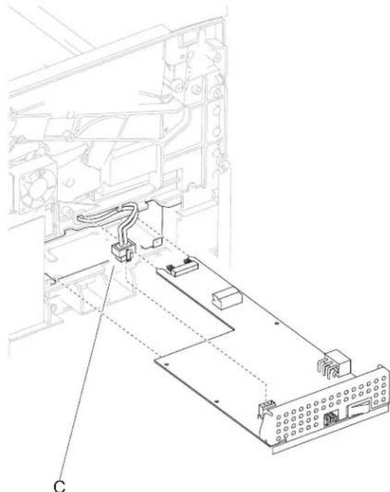 DELL 5230dn - LVPS card assembly removal (5230n/dn) - 2