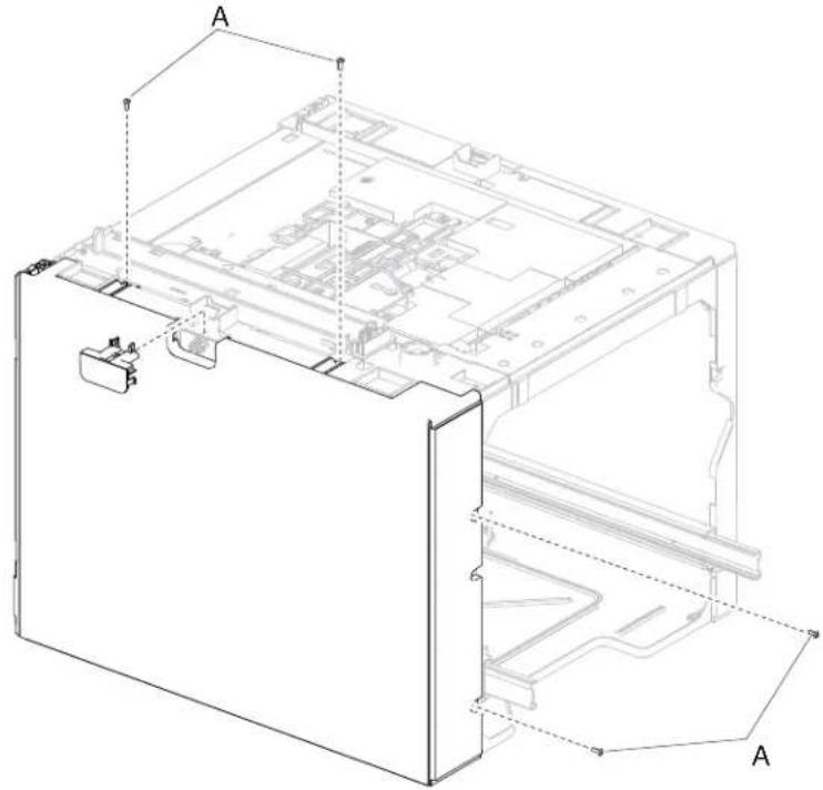 DELL 5230dn - High capacity input tray (HCIT) cover, left removal - 1