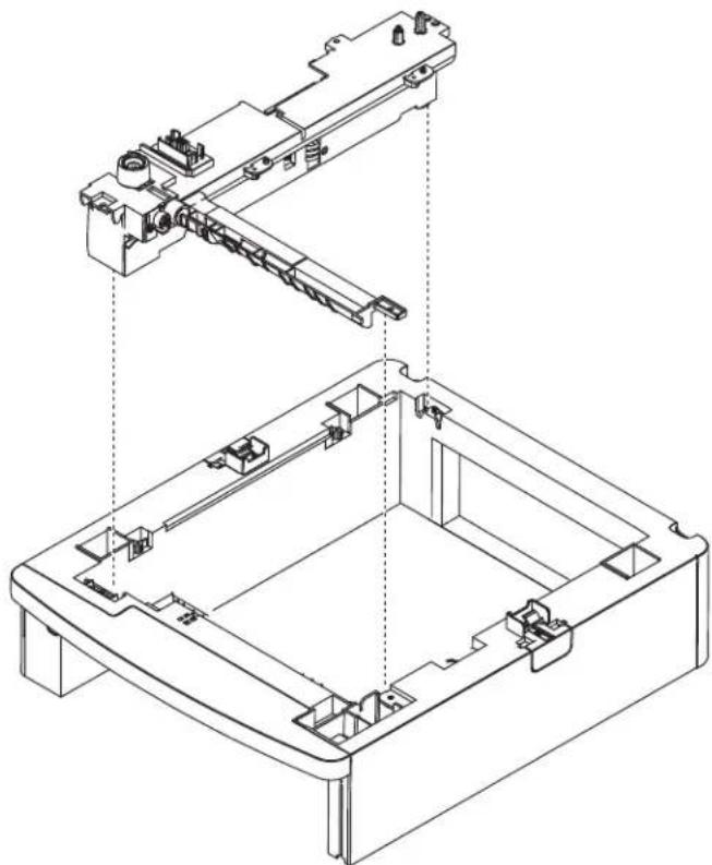 DELL 5230dn - 550-sheet frame assembly removal - 2