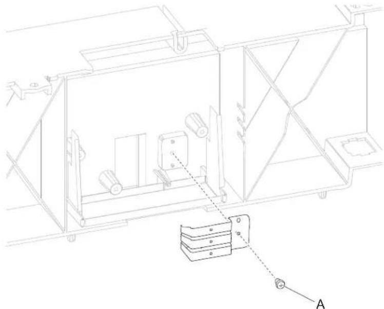 DELL 5230dn - Media size actuator removal - 1
