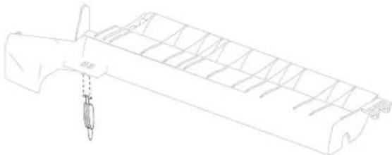 DELL 5230dn - MPF media out actuator removal - 1