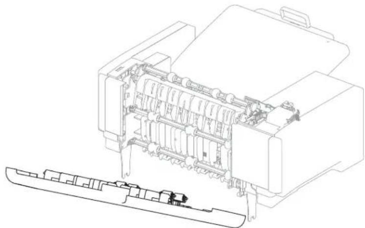 DELL 5230dn - Output expander rear door assembly removal - 1
