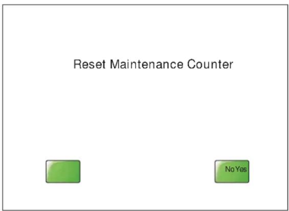 Reset Maintenance Counter No Yes