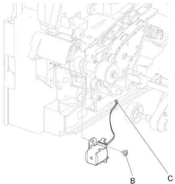 DELL 5230dn - MPF pick solenoid assembly removal - 3