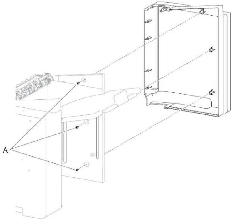 DELL 5230dn - High capacity stacker right cover removal - 1