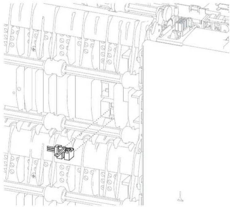 DELL 5230dn - High capacity stacker sensor (pass through) removal - 1