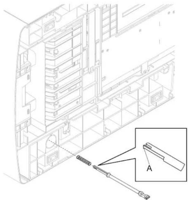 DELL 5230dn - Option drive shaft removal - 1