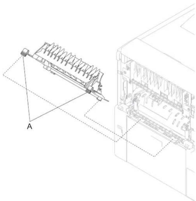 DELL 5230dn - Fuser access door assembly removal - 2
