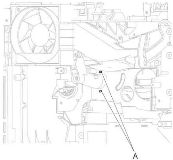 DELL 5230dn - Print cartridge ID connector assembly removal - 1