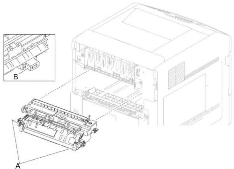 DELL 5230dn - Fuser unit assembly removal - 1
