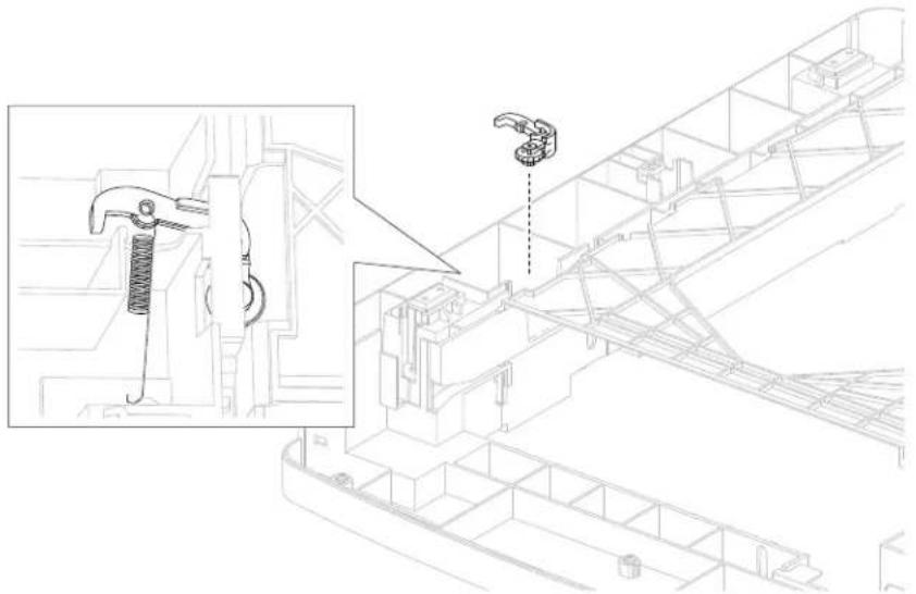 DELL 5230dn - Tray roller catch assembly removal - 1
