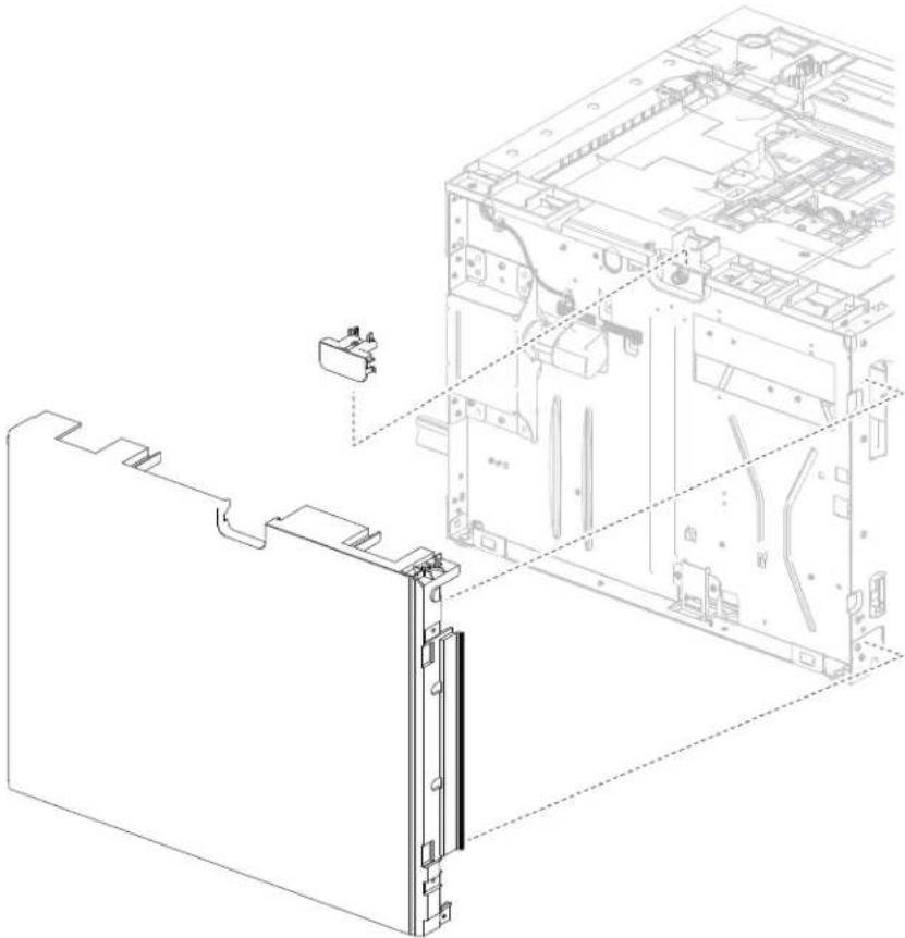 DELL 5230dn - High capacity input tray (HCIT) cover, right removal - 2