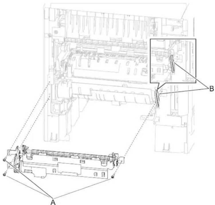 DELL 5230dn - Duplex cooling fan removal (5350dn, 5530dn, and T656) - 2