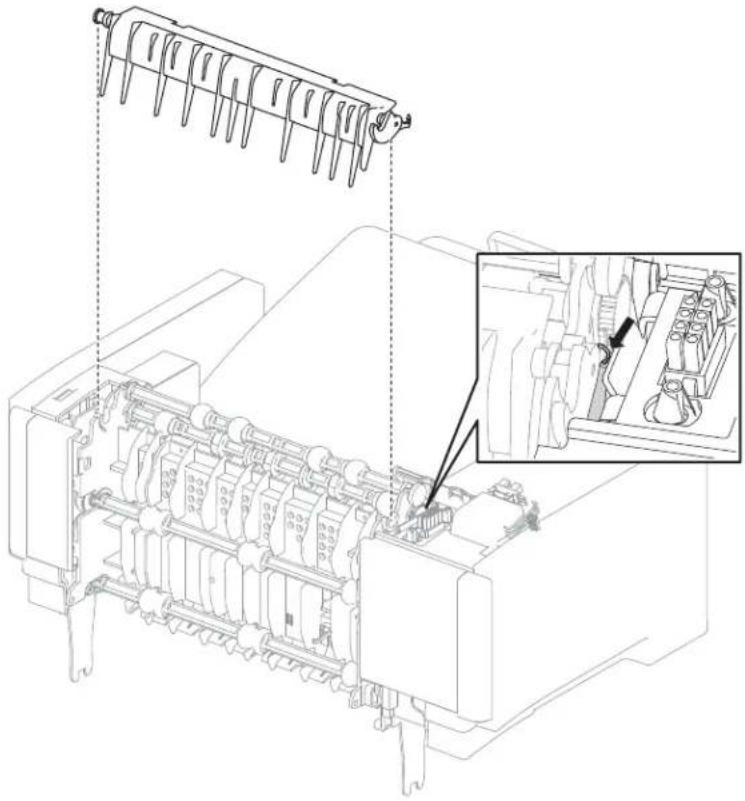 DELL 5230dn - Output expander deflector gate removal - 1