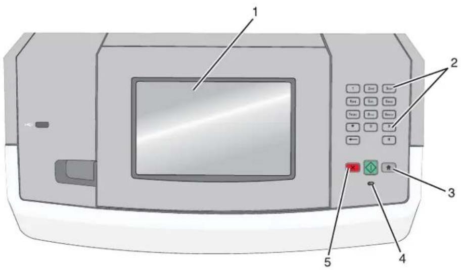 Diagram of a laboratory instrument with labeled parts including control panel, buttons, and indicator lights
