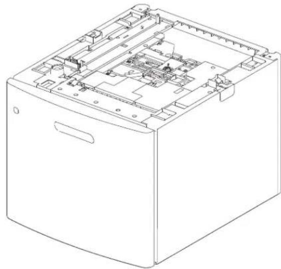 DELL 5230dn - Anti-tip latch assembly removal - 2