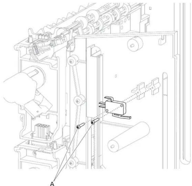 DELL 5230dn - High capacity stacker switch (media bin HP) removal - 1