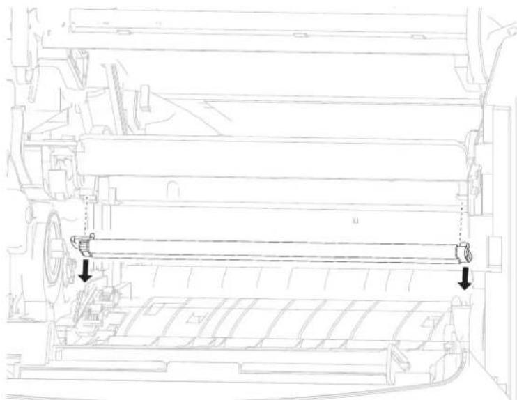 DELL 5230dn - Connection bezel assembly, rear removal (5350dn and 5530dn) - 5