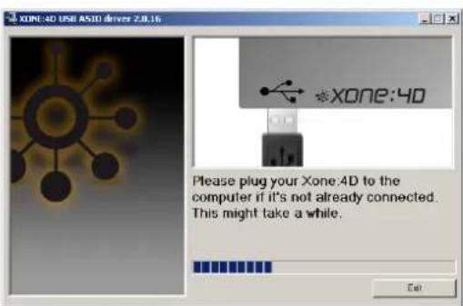 XONE:4D USB A510 drives 2.8.16 XONE:4D Please plug your Xone:4D to the computer if it's not already connected. This might take a while.