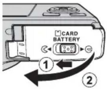 CARD BATTERY ① ②