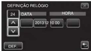 DEFINICÃO RELÓGIO 24 DATA HORA 201312 10 00 : DEF.