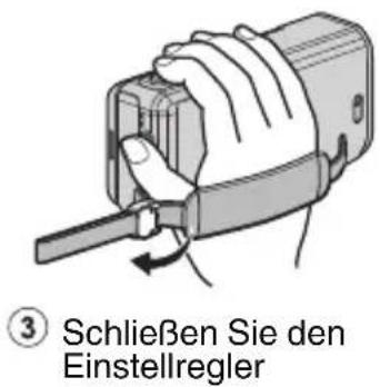 ③ Schließen Sie den Einstellregler
