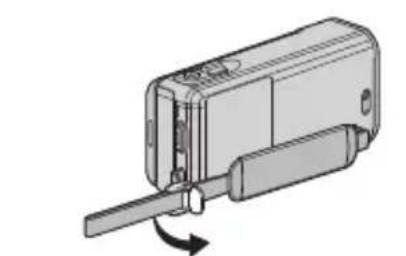JVC Everio GZ-VX815BE - Регулировка ручного ремня - 1