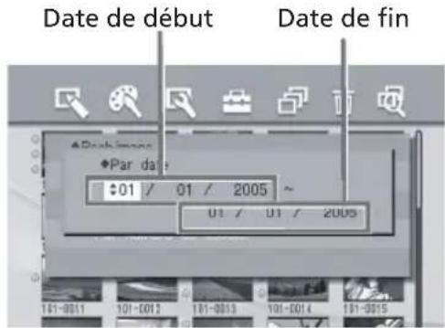 Date de début Date de fin Par date $01 / 01 / 2005 ~ 01 / 01 / 2005 101-0011 101-0013 101-0014 101-0015