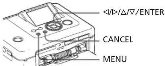 △/△/△/▽/ENTER CANCEL MENU
