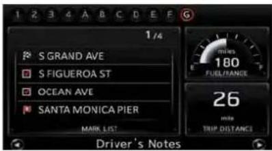 1/4 S GRAND AVE S FIGUEROA ST OCEAN AVE SANTA MONICA PIER MARK LIST Driver's Notes 26 miles FUEL/FANCE 26 miles TRIP DISTANCE