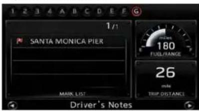 1 2 3 4 A B C D E F G SANTA MONICA PIER MARK LIST 1/1 180 FUEL/RANGE 26 mile TRIP DISTANCE Driver's Notes