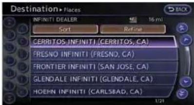 Destination•Places INFINITI DEALER 16 ml Sort Refine CERRITOS INFINITI (CERRITOS, CA) FRESNO INFINITI (FRESNO, CA) FRONTIER INFINITI (SAN JOSE, CA) GLENDALE INFINITI (GLENDALE, CA) HOERN INFINITI (CARLSBAD, CA)