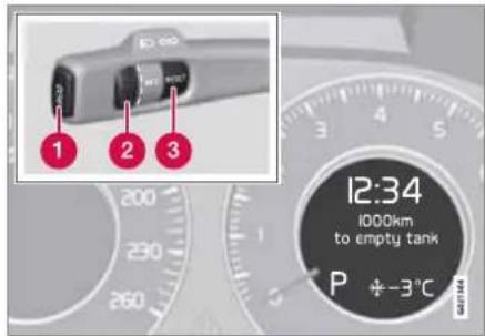 1 2 3 I2:34 1000km to empty tank P + -3°C