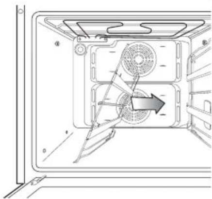 SAMSUNG NV6786BPZSR - Abnehmen der seitlichen Schienen - 3