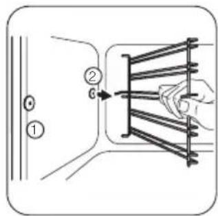 ZANUSSI ZOB35701XK - Verwijderen van de inschuifrails - 2