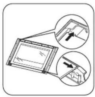 ZANUSSI ZOB35701XK - De deur en de glasplaten terugplaatsen - 1