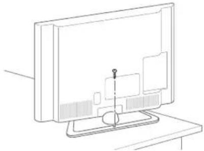 LG 42LA6418 - Befestigen des TV-Gerätes an einem Tisch - 1