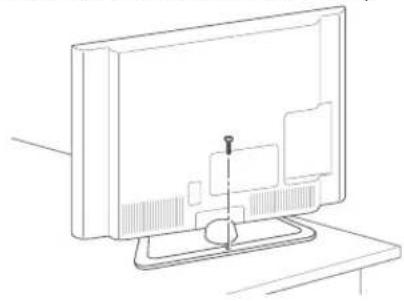 LG 42LA6418 - De TV aan een tafel bevestigen - 1