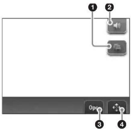 SONY NV-U51D - Informação sobre o menu de ferramentas do mapa - 1