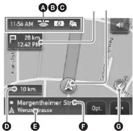 11:56 AM 28 km 12:42 PM 10 km Mergentheimer Str Wenzelrasse Opt. D E F G