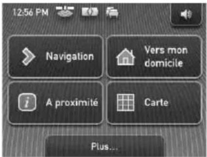12:56 PM Navigation Vers mon domicile A proximité Carte Plus...