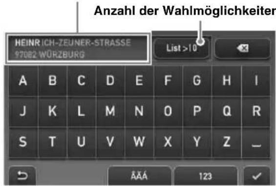 Anzahl der Wahlmöglichkeiten HEINRICH-ZEUNER-STRASSE 97082 WÖRZBURG List >10 A B C D E F G H I J K L M N O P Q R S T U V W X Y Z -