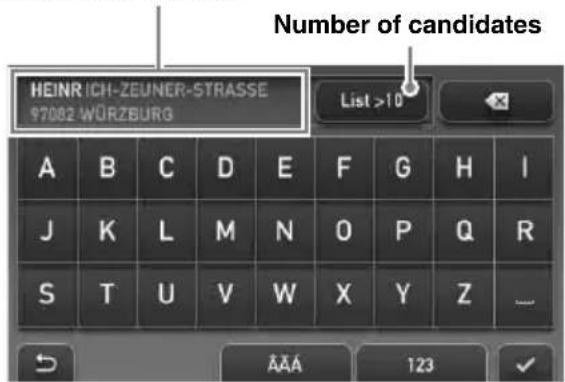 Number of candidates HEINR ICH-ZEUNER-STRASSE 97082 WÜRZBURG List >10 A B C D E F G H I J K L M N O P Q R S T U V W X Y Z _
