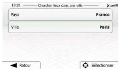 18:26 —— Chercher lieux dans une ville —— Pays France Ville Paris Retour Sélectionner