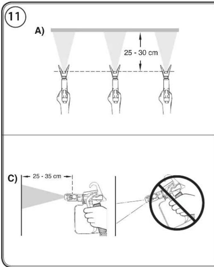 11 A) 25 - 30 cm C) 25 - 35 cm