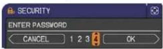 3M X21 - Enter the SECURITY menu - 1