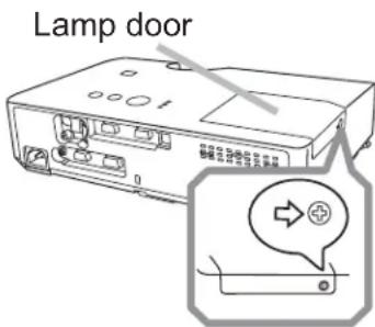 Lamp door