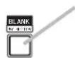 3M X21 - Press the BLANK button on the control panel or the remote control. The BLANK screen will be displayed instead of the screen of input signal. Please refer to BLANK item in SCREEN menu (39). - 2