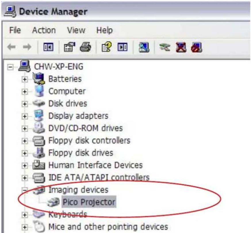 AIPTEK PocketCinema Z20 - Verificação da instalação do controlador do dispositivo★ - 1
