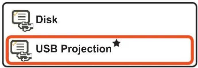 Disk USB Projection★